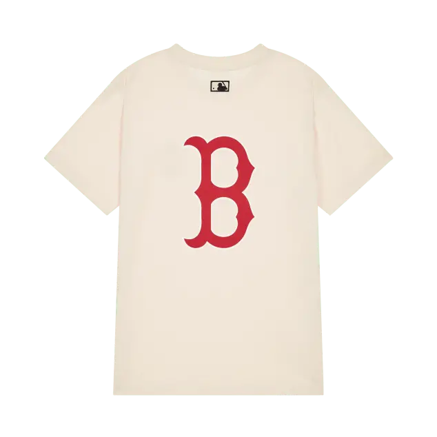 Alternative view of Áo MLB X Disney Action Short Sleeve Boston Red Sox Ivory 31TSK2031-43L