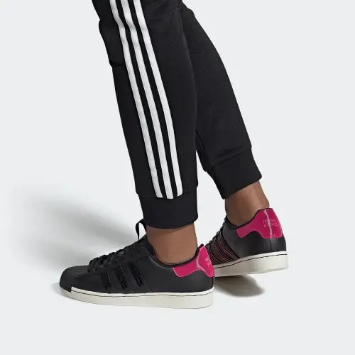 Giày Adidas Originals Superstar 'Black Pink' FW3922 - Ảnh 7