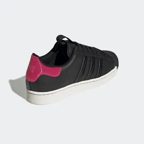 Alternative view of Giày Adidas Originals Superstar 'Black Pink' FW3922