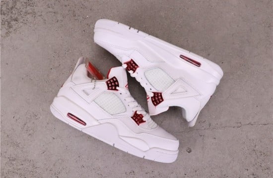 Giày Nike Air Jordan 4 'Metallic Pack White Red' CT8527-112 - Ảnh 5