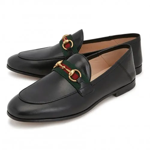 Alternative view of Giày Gucci Women's Loafer With Web 'Black' 631619-CQXM0-1060
