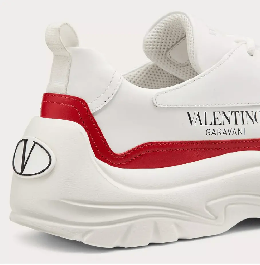 Giày Valentino Gumboy Sneaker in Calfskin For Woman VW2S0K55AEQDS5 - Ảnh 5
