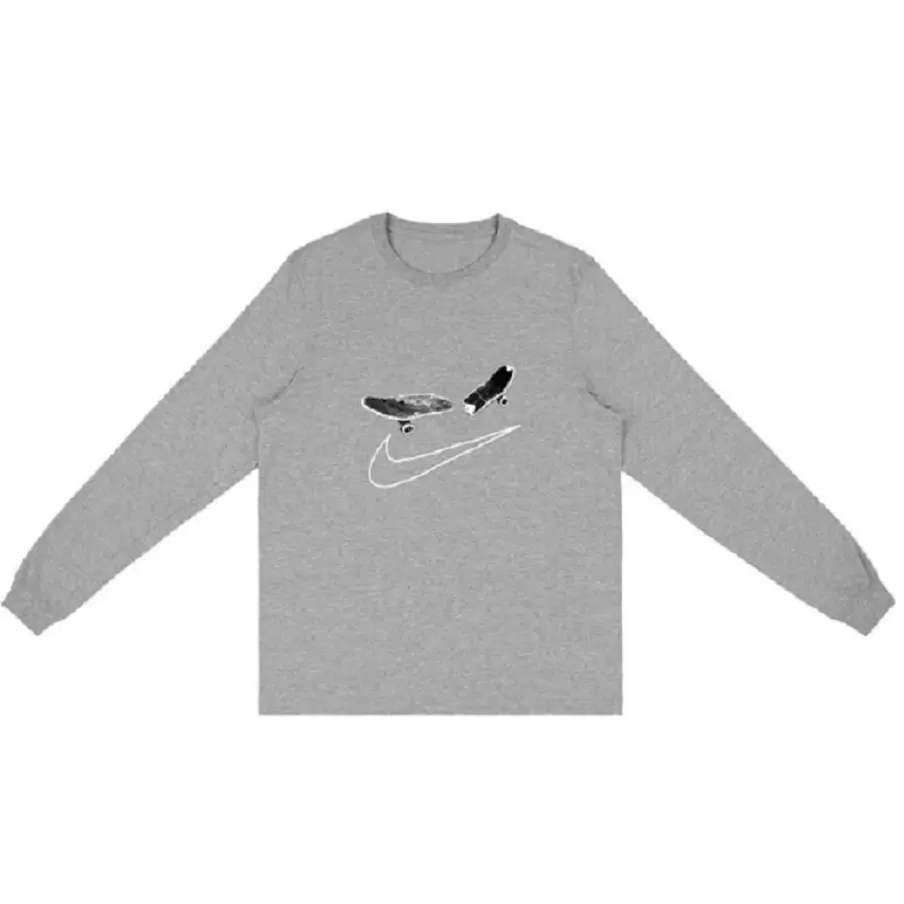 Áo Nike SB Travis Scott T Shirt II Grey TS-CAJFNSLGY