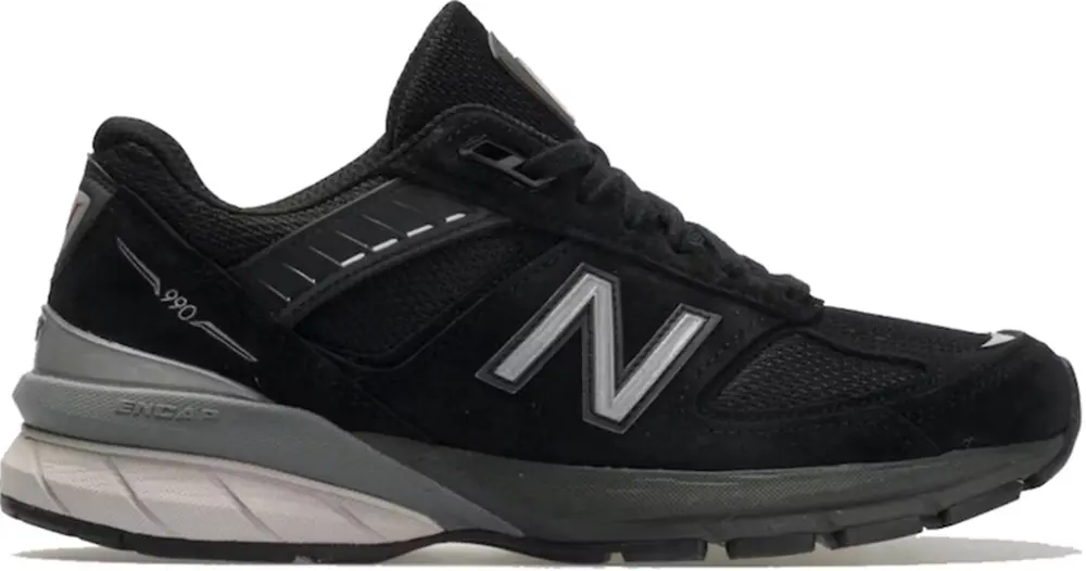 Giày New Balance Wmns 990v5 Made In USA 'Black' W990BK5