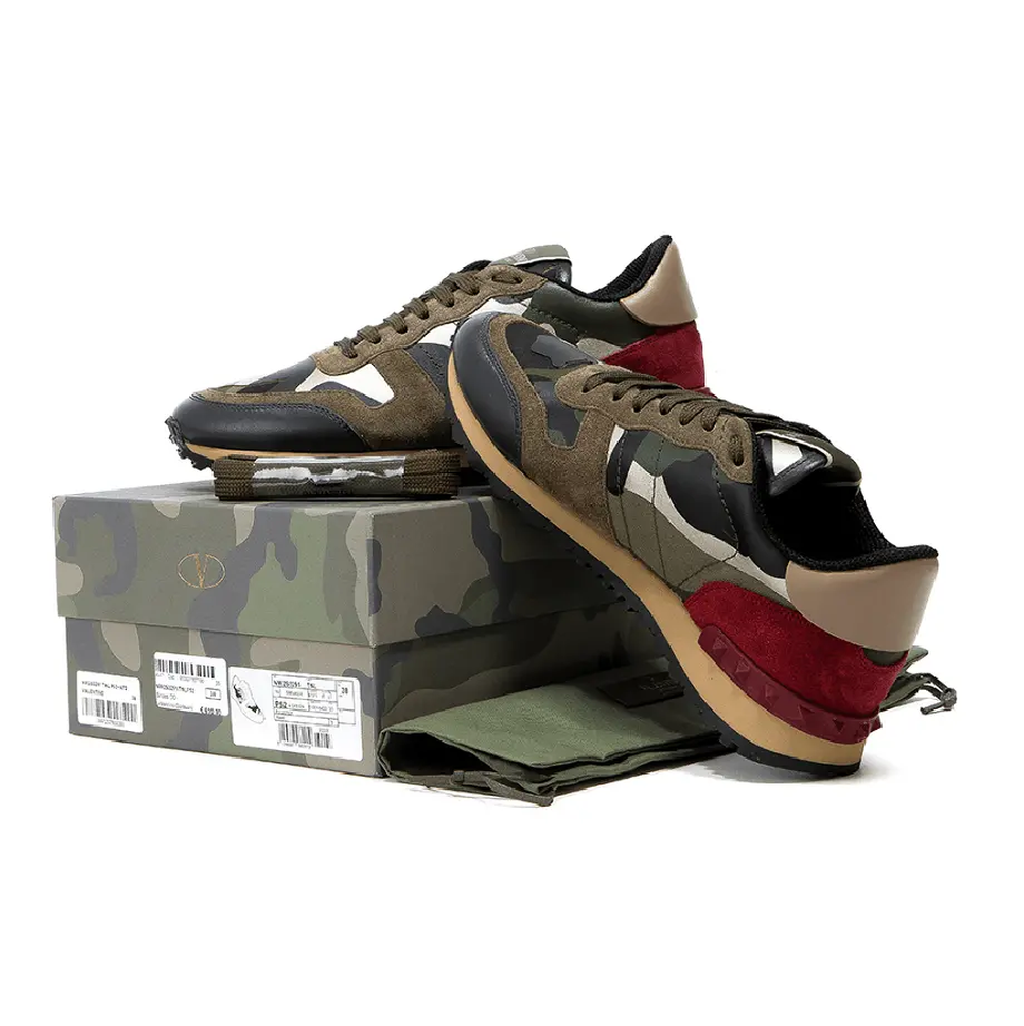 Giày Valentino Women's Rockstud Sneakers NW2S0291-TNL-P52 - Ảnh 4