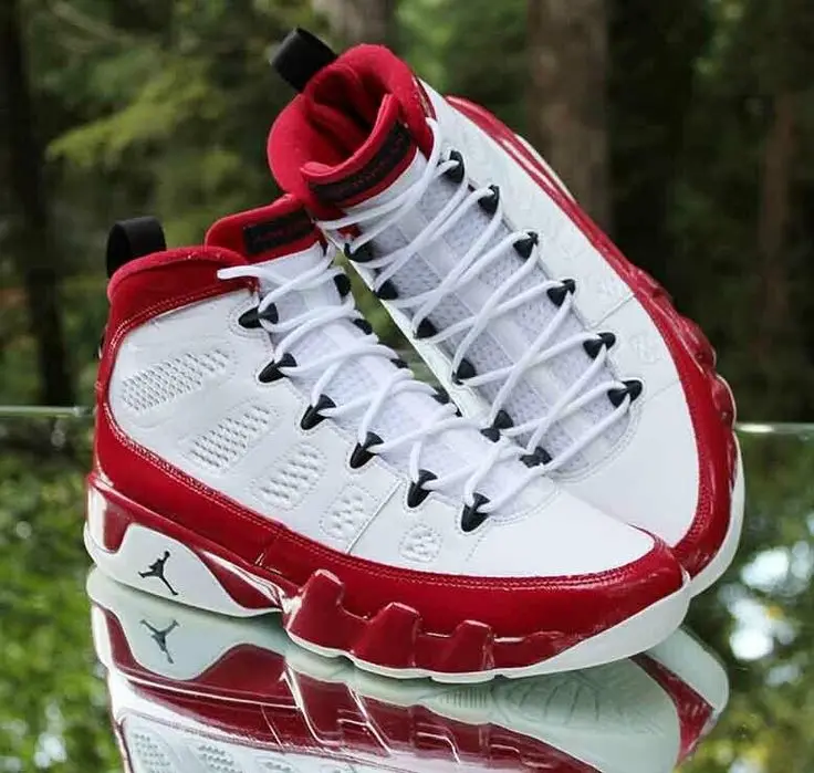 Giày Nike Air Jordan 9 Retro GS 'Dark Charcoal University Gold' 302359-070 - Ảnh 7