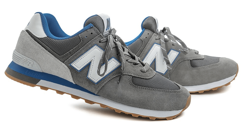 Giày New Balance 574 'Lead Faded Cobalt' ML574SKC - Ảnh 2