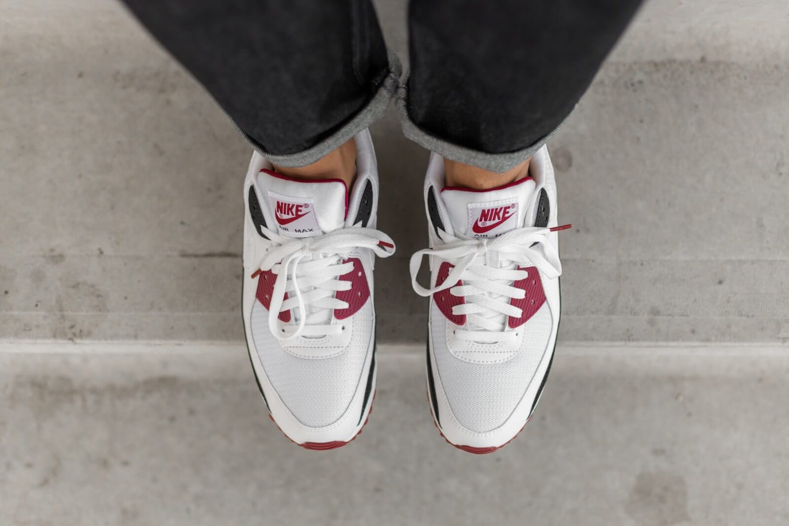 Giày Nike Air Max 90 Recraft New Maroon CT4352-104 - Ảnh 3