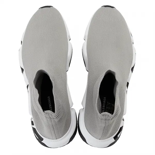 Alternative view of Giày Balenciaga Speed Trainer 'Midsole Graffiti Grey' 605972 W05GE 1391