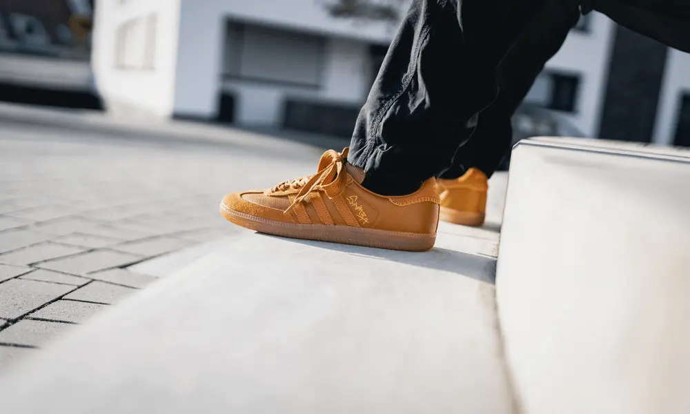 Alternative view of Giày Adidas x Jonah Hill Samba Craft Ochre 'Orange' FX1471