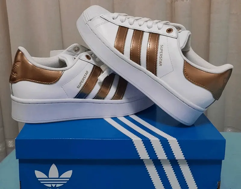 Giày Adidas Superstar 'Metalic Gold' FX4273 - Ảnh 4