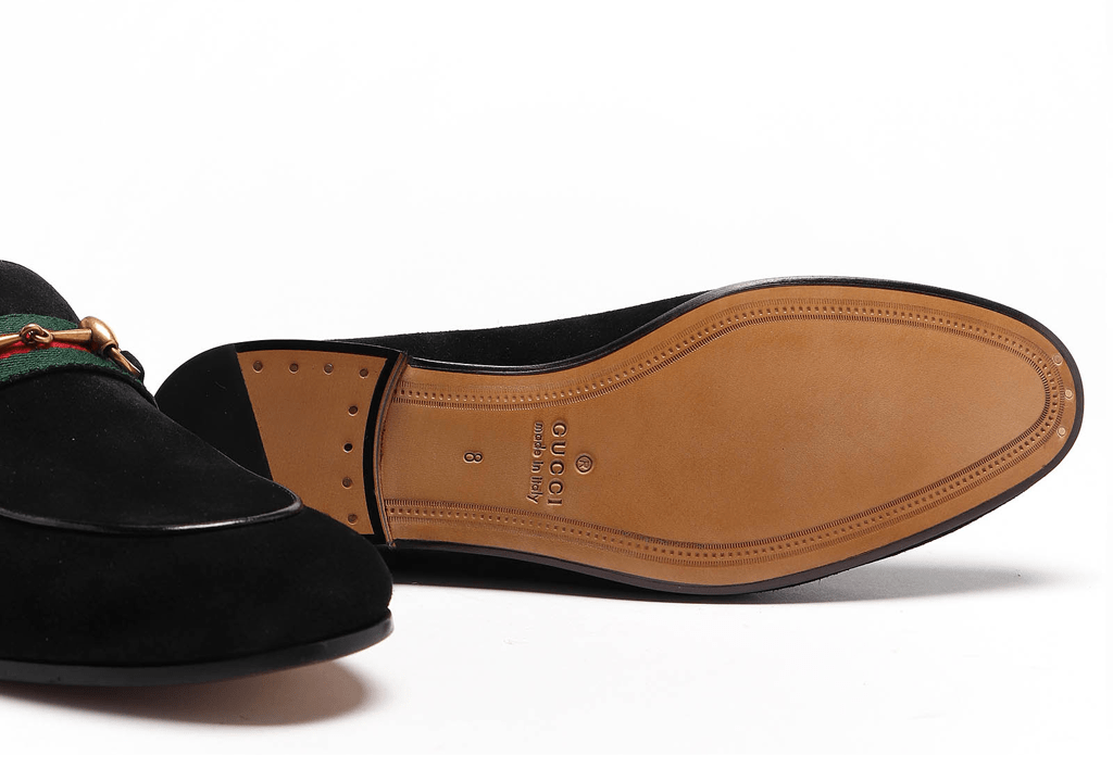 Giày Gucci Horsebit Suede Loafer 581513-1M620-1074 - Ảnh 5