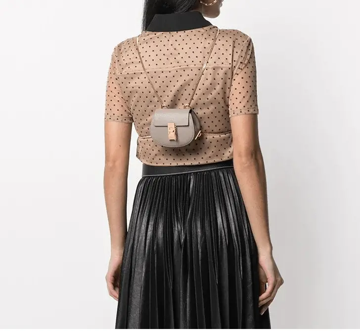 Alternative view of Túi Chloe Mini Drew Crossbody Backpack CHC21SP10094423W