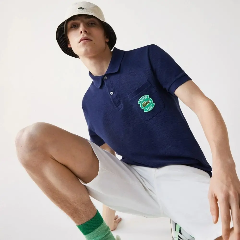 Áo Lacoste Pique Pocket Polo PH9762-78X - Ảnh 3