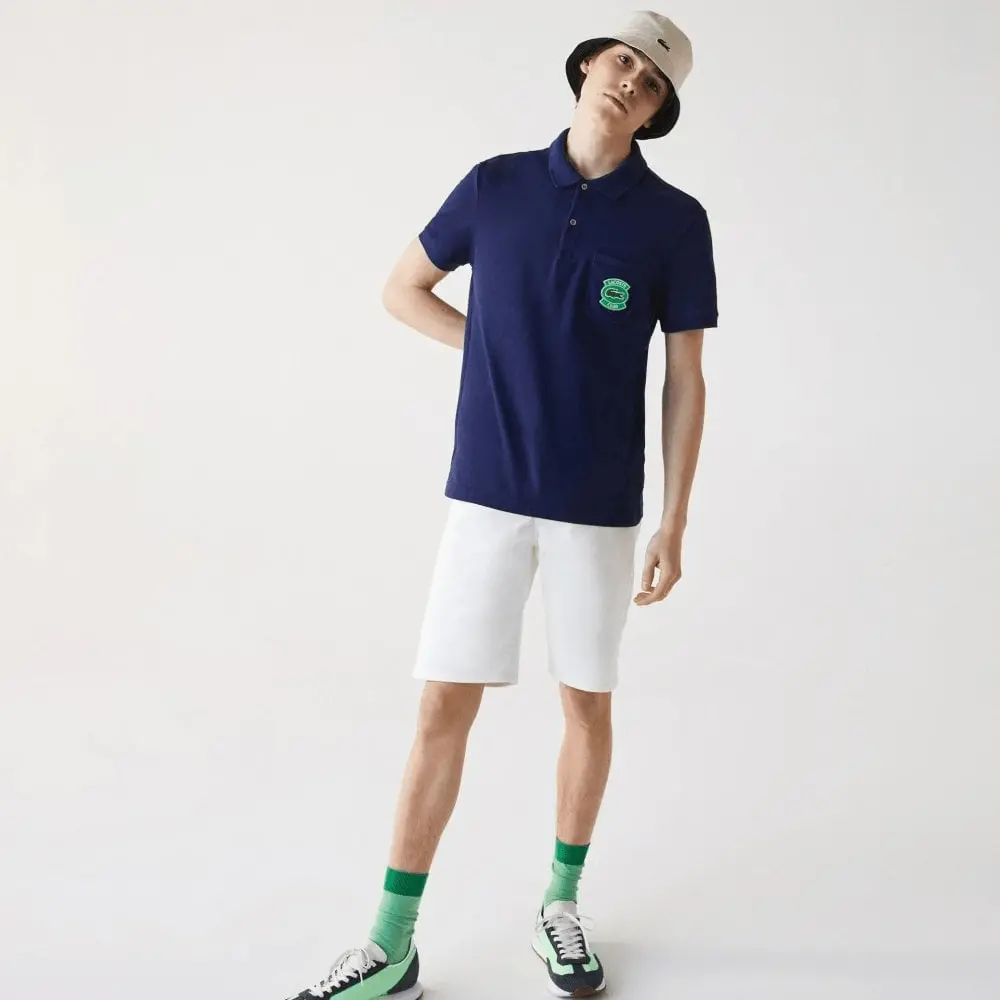 Áo Lacoste Pique Pocket Polo PH9762-78X - Ảnh 4