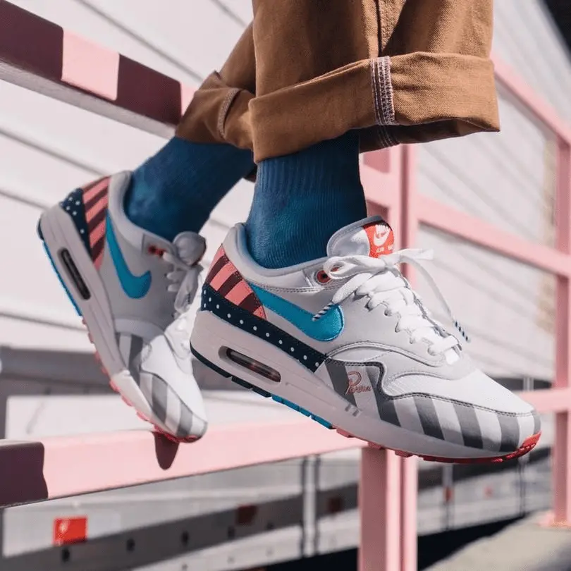 Giày Nike Parra x Air Max 1 'Parra' 2018 AT3057-100 - Ảnh 6