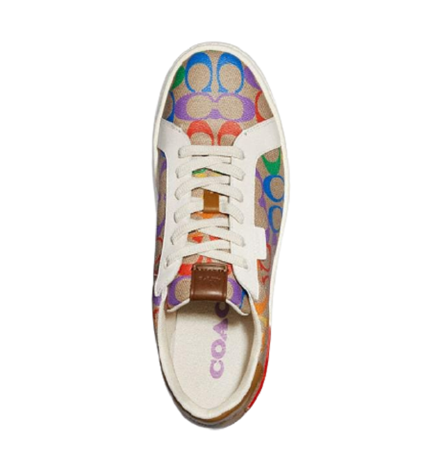 Giày Coach Lowline Low Top Sneaker In Rainbow Signature Canvas G5161-TAM - Ảnh 3