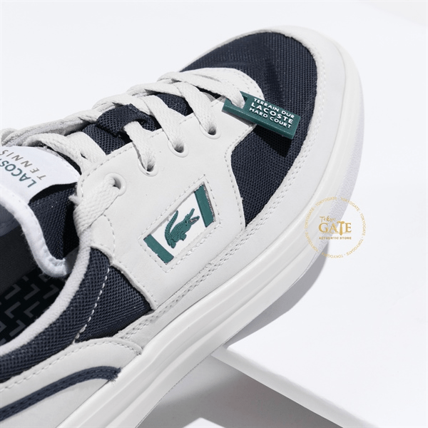 Giày Lacoste Men's G80 Og Leather And Textile Sneakers 7-39SMA0085-1Y4 - Ảnh 3