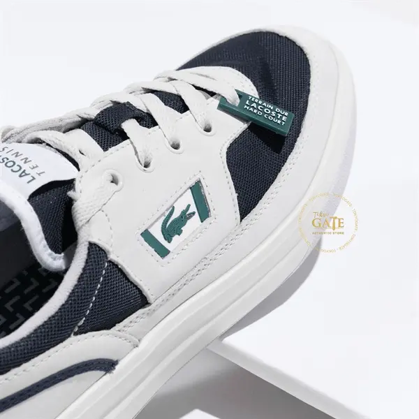 Giày Lacoste Men's G80 Og Leather And Textile Sneakers 7-39SMA0085-1Y4 - Ảnh 3