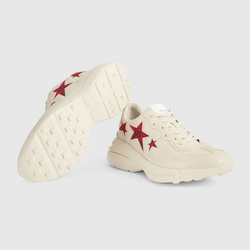Alternative view of Giày Gucci Rhyton 'Red Stars' 664961-2SHC0-9560