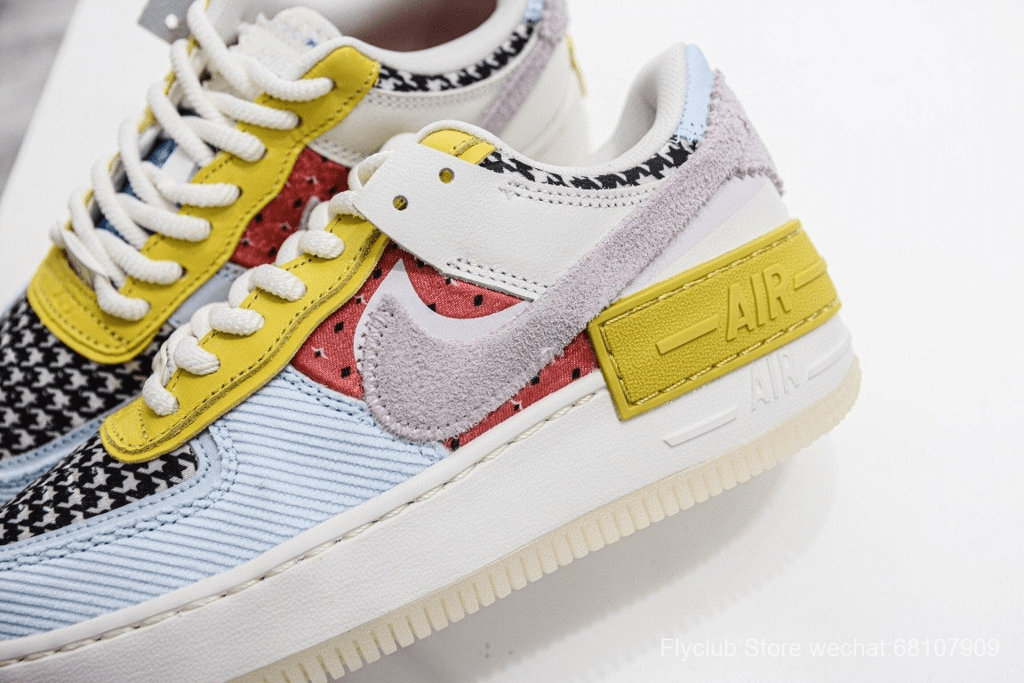 Giày Nike Wmns Air Force 1 Shadow 'Patchwork' DM8076-100 - Ảnh 3