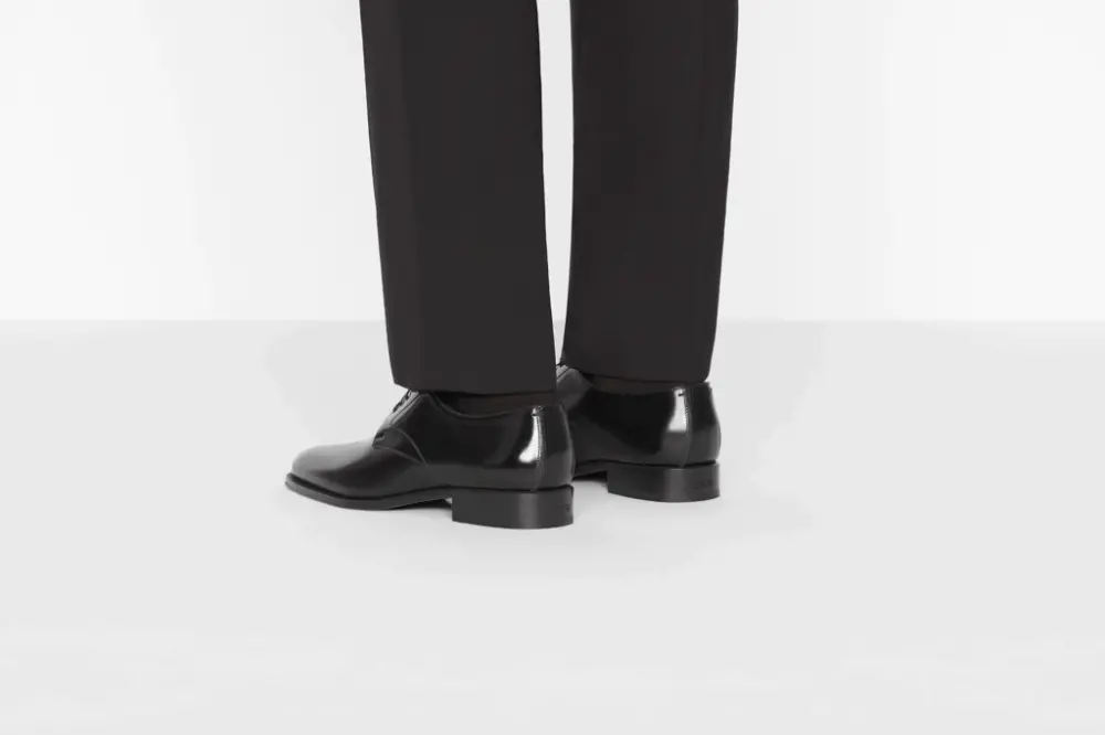 Giày Dior Timeless Derby Black Polished Calfskin 3DE305YON-H969 - Ảnh 6