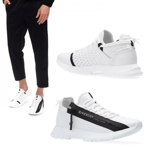Alternative view of Giày Givenchy Wmns Spectre Runner 'White Black' BE0019E0SV-116