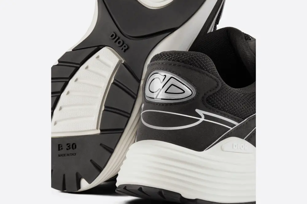 Giày Dior B30 Sneaker 'Black White Mesh' 3SN279ZMB-H969 - Ảnh 4
