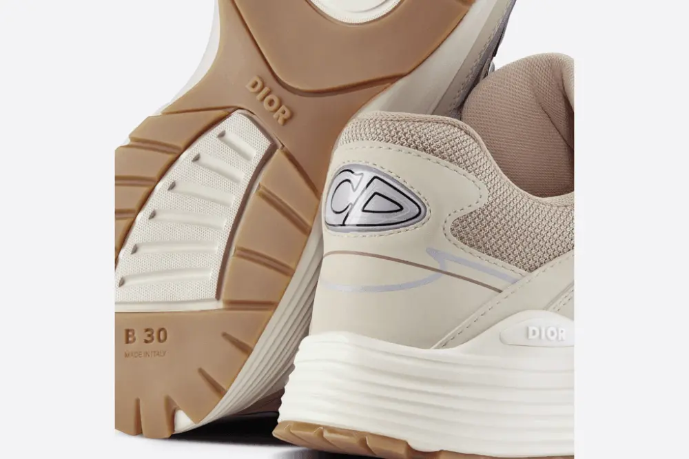 Giày Dior B30 Sneaker 'Cream Mesh' 3SN279ZMA-H161 - Ảnh 4