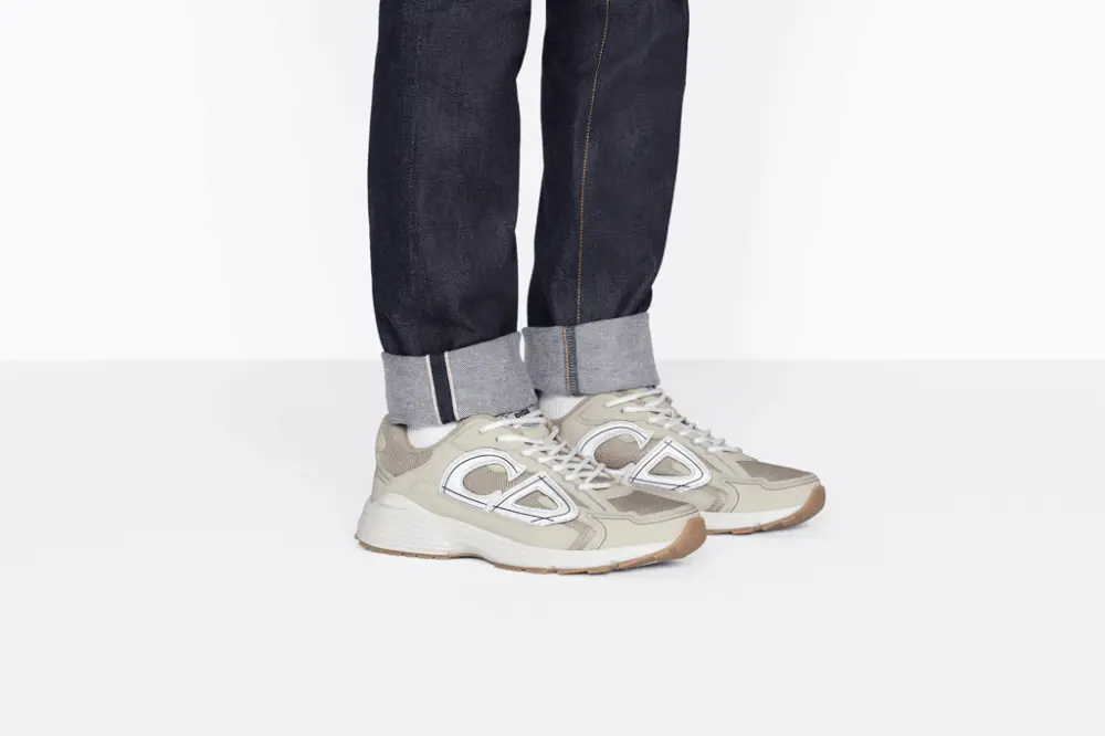 Giày Dior B30 Sneaker 'Cream Mesh' 3SN279ZMA-H161 - Ảnh 3