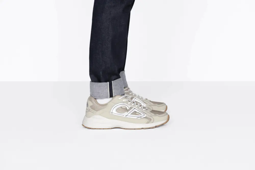 Alternative view of Giày Dior B30 Sneaker 'Cream Mesh' 3SN279ZMA-H161