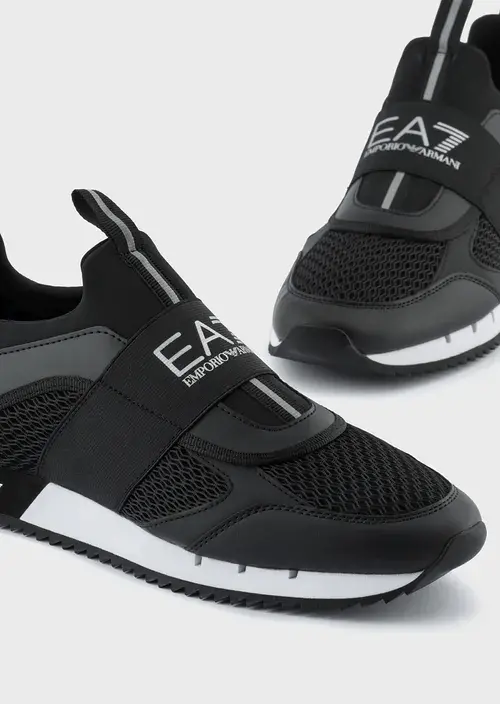Giày Armani Slip Ons 'Black White' X8X100XK2561N763 - Ảnh 5