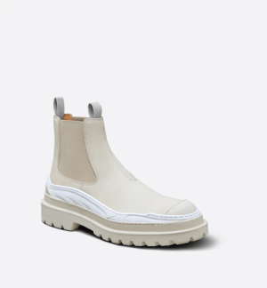 Alternative view of Giày Dior And Sacai Chelsea Boot Cream Nubuck Calfskin 3BO278ZHO-H060