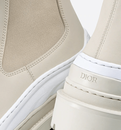 Giày Dior And Sacai Chelsea Boot Cream Nubuck Calfskin 3BO278ZHO-H060 - Ảnh 5