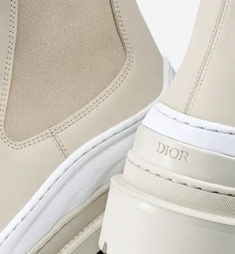 Giày Dior And Sacai Chelsea Boot Cream Nubuck Calfskin 3BO278ZHO-H060 - Ảnh 5