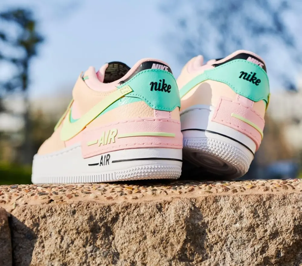 Giày Nike Wmns Air Force 1 Shadow 'Arctic Punch Barely Volt' CU8591-601 - Ảnh 4