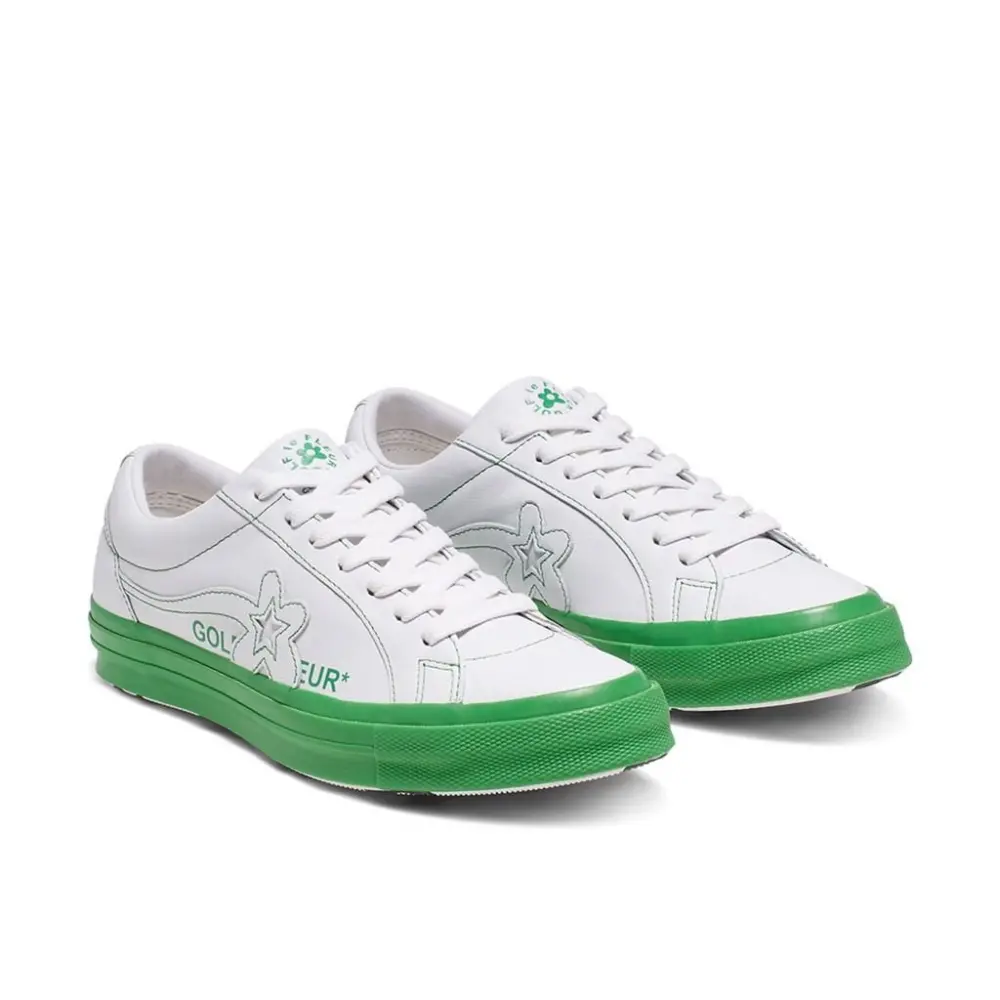 Giày Converse Golf Le Fleur x One Star Ox 'Kelly Green' 164025C - Ảnh 3