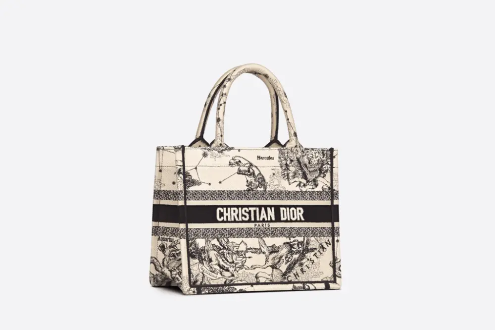 Alternative view of Túi Dior Book Tote Small 'Latte Toile Zodiac' M1265ZRHZ-M941