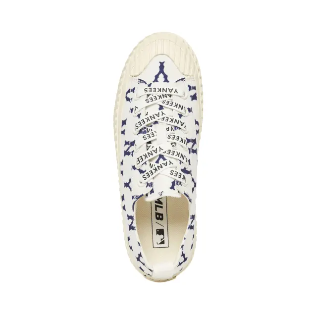 Giày MLB Playball Monogram New York Yankees 3ACVVM12N-50IVS - Ảnh 3