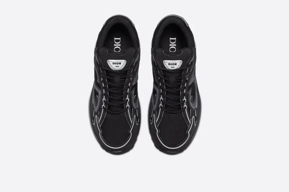 Giày Dior B30 Sneaker 'Black Mesh' 3SN279ZRF-H900 - Ảnh 5