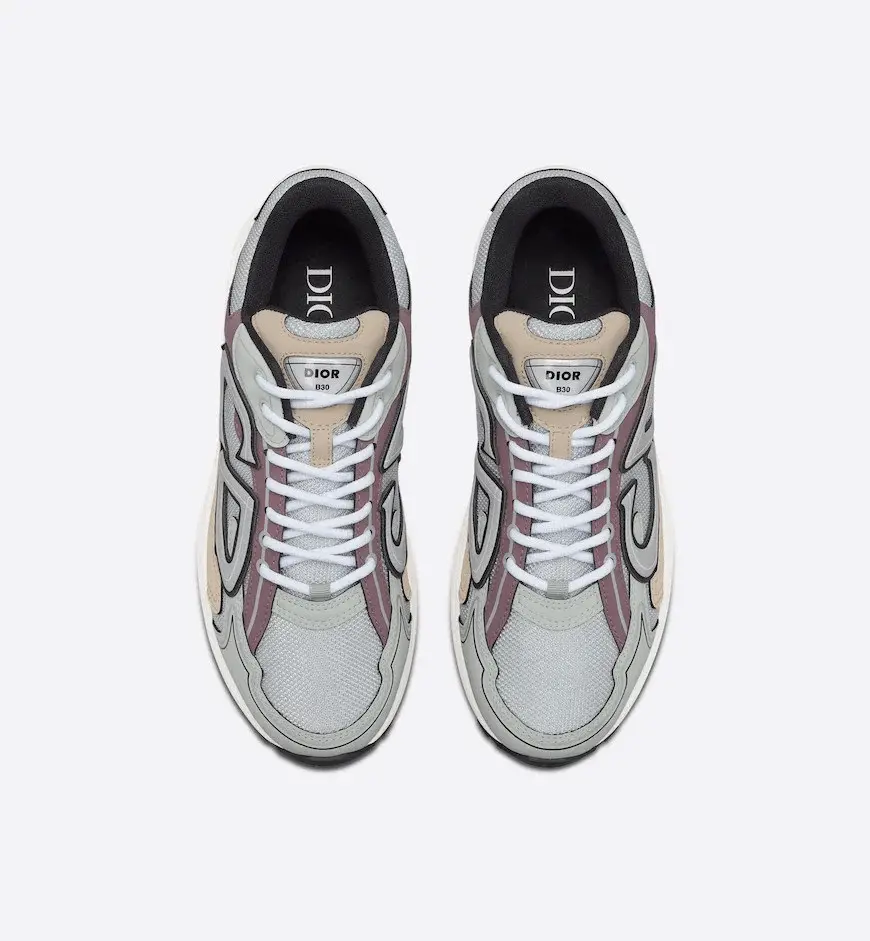 Giày Dior B30 Sneaker 'Grey Lavender' 3SN279ZRC-H368 - Ảnh 5