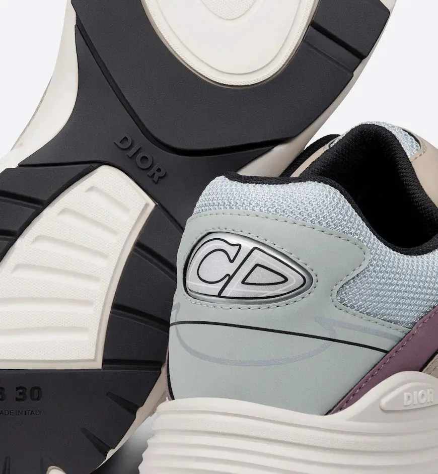 Giày Dior B30 Sneaker 'Grey Lavender' 3SN279ZRC-H368 - Ảnh 3