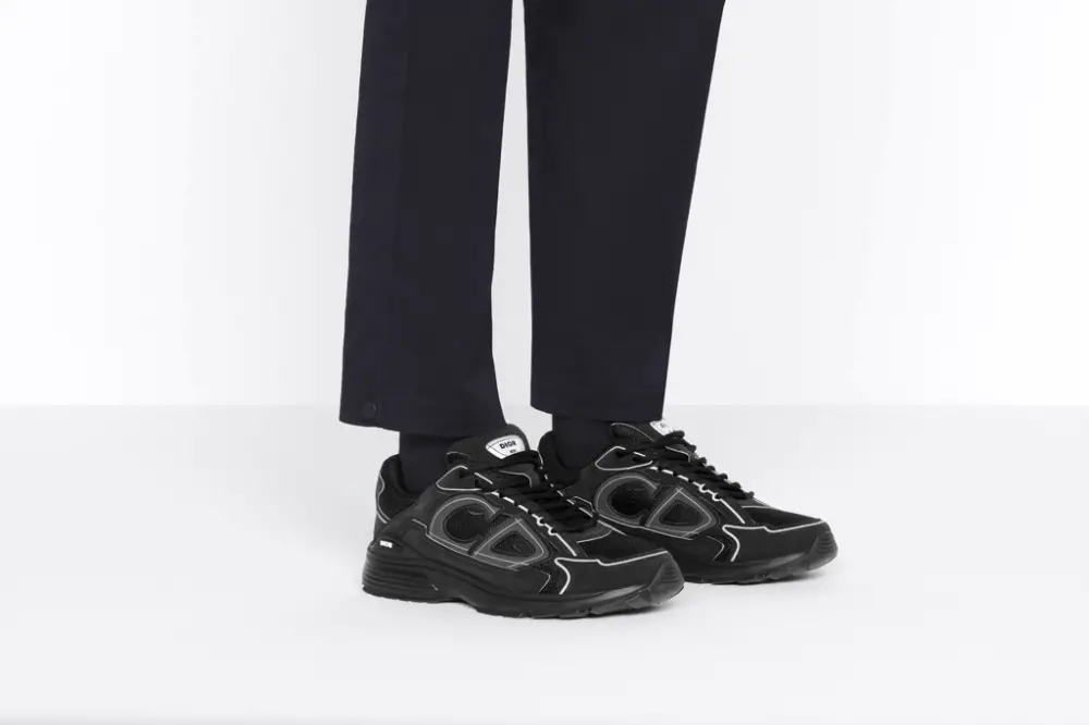 Giày Dior B30 Sneaker 'Black Mesh' 3SN279ZRF-H900 - Ảnh 3