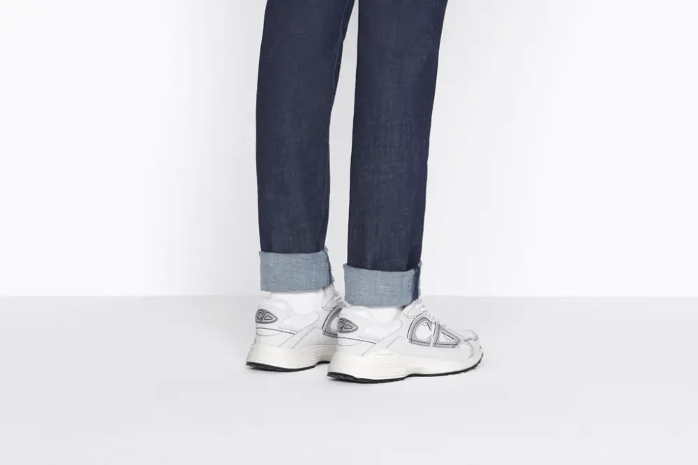 Alternative view of Giày Dior B30 Sneaker 'White Mesh' 3SN279ZND-H000