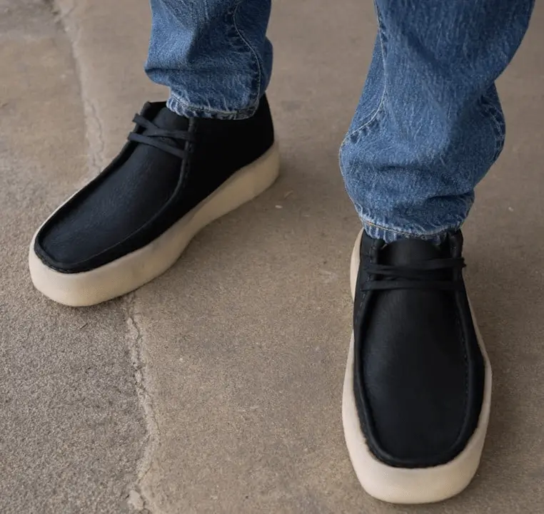 Giày Clarks Wallabee Cup 'Black Nubuck' 261-58144 - Ảnh 3