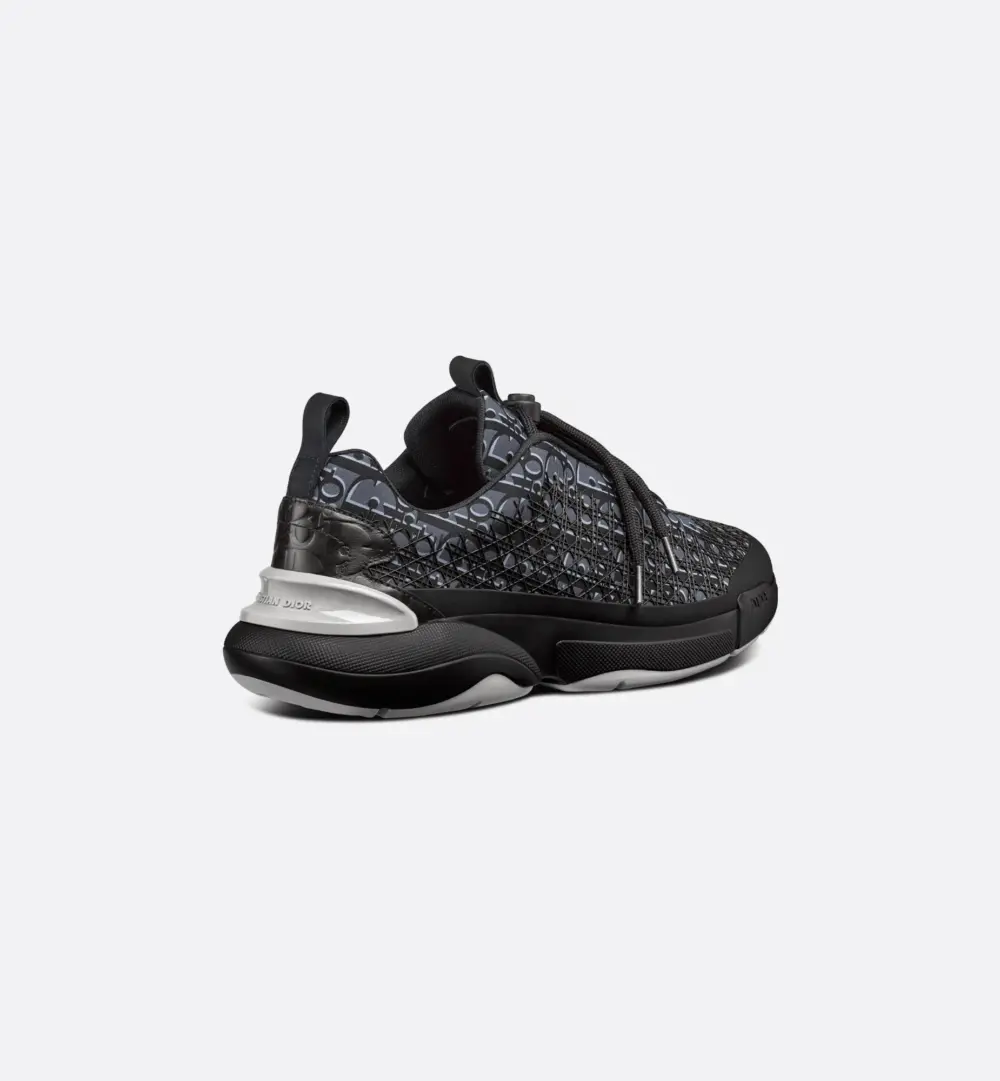 Alternative view of Giày Dior B24 Sneaker 'Black Dior' 3SN248YJT-H900