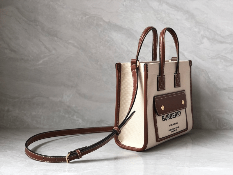 Túi Burberry Mini Freya Tote 'Natural' 80441431 - Ảnh 3