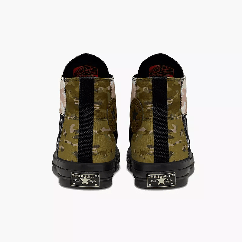 Giày Converse Chuck 70 High 'Patchwork Blocked Camo Black' 165912C - Ảnh 5