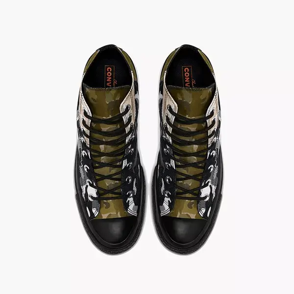 Giày Converse Chuck 70 High 'Patchwork Blocked Camo Black' 165912C - Ảnh 4