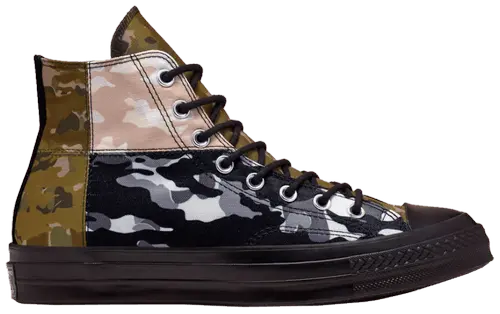 Giày Converse Chuck 70 High 'Patchwork Blocked Camo Black' 165912C